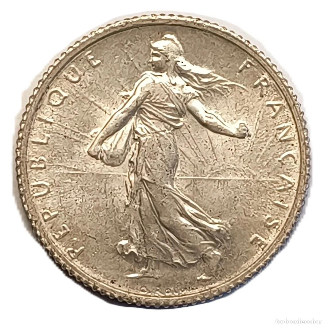 Alte M&uuml;nzen aus Europa: 1 Franc 1919