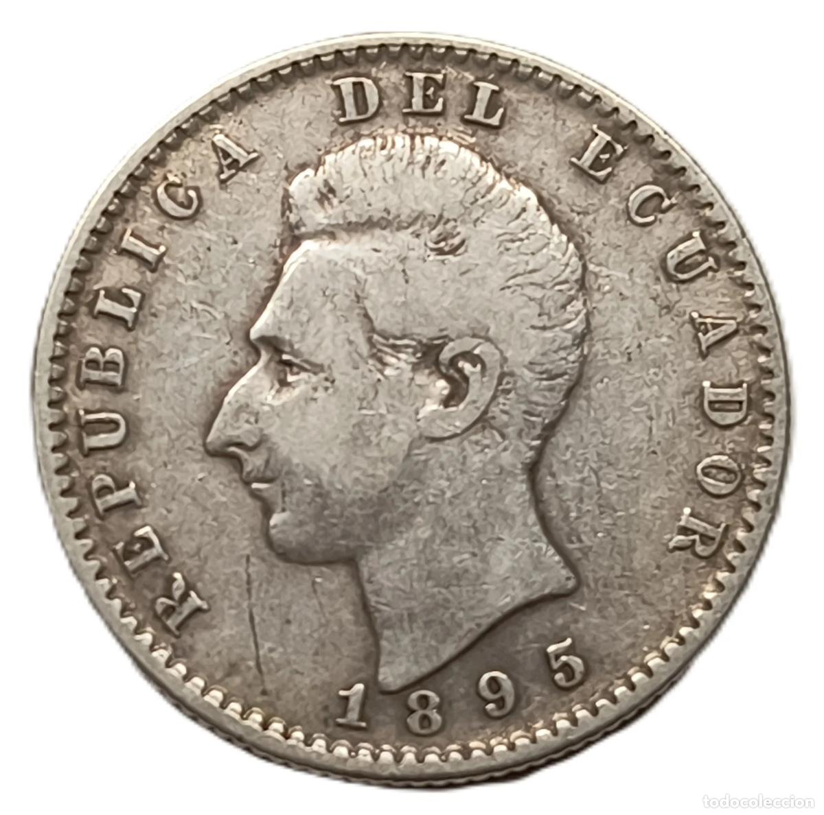 Monedas antiguas de Europa: 2 D&eacute;cimos 1895