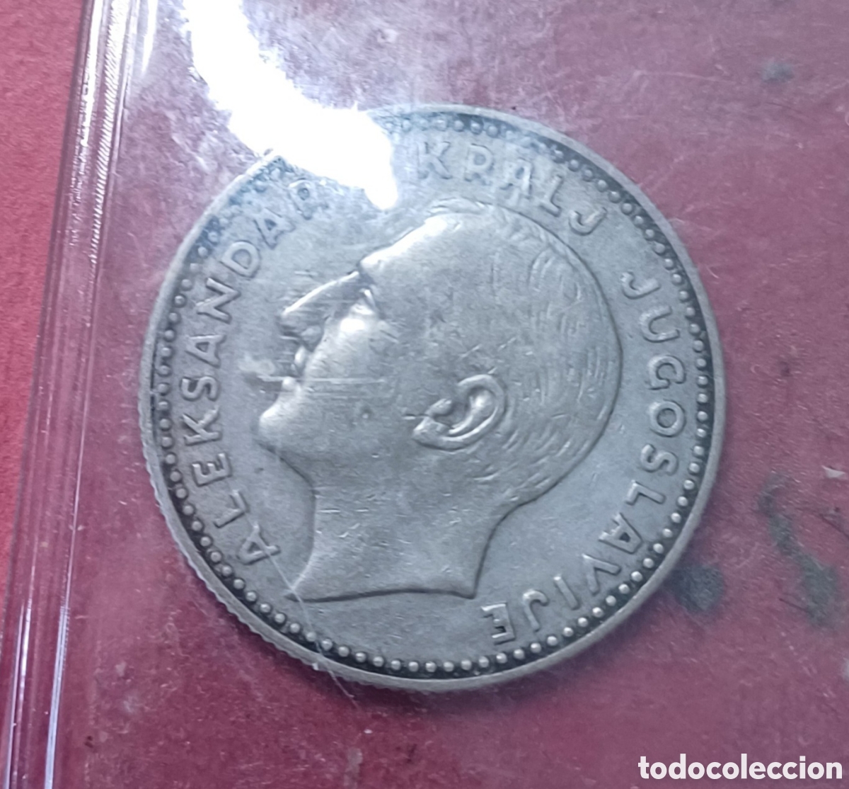 Monedas antiguas de Europa: YUGOSLAVIA 10 Dinara de Plata 1931 Alejandro I