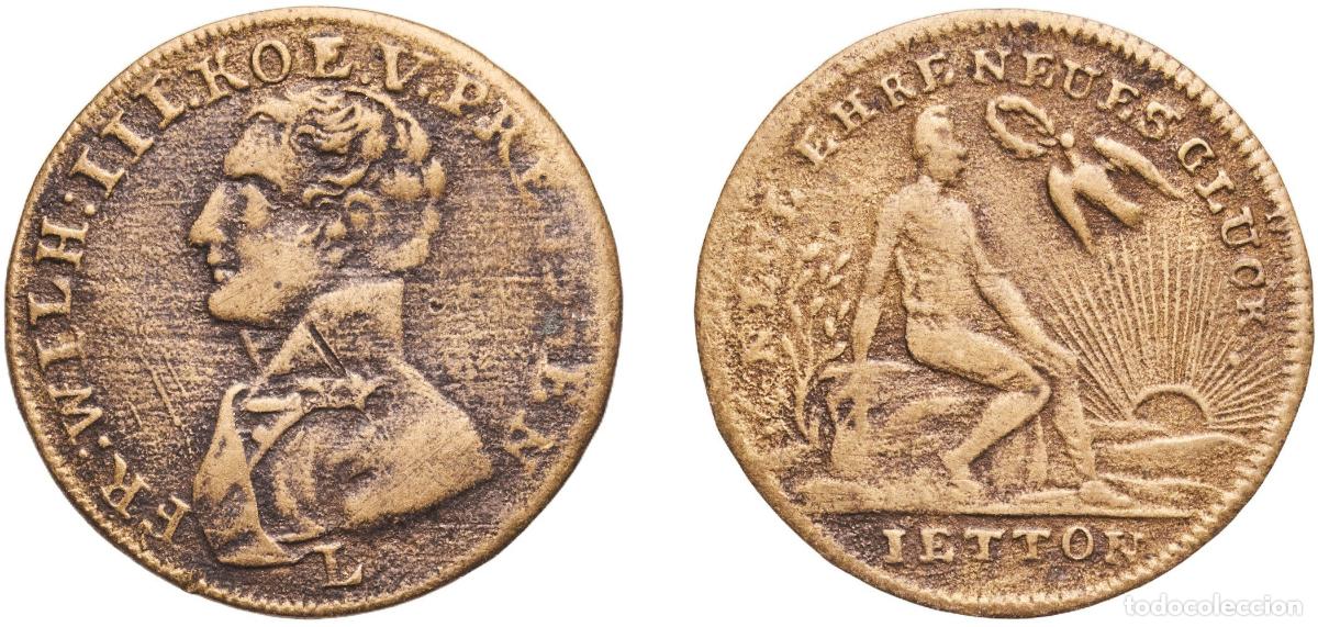 Monedas antiguas de Europa: Germany German States Free imperial city of N&uuml;rnberg Holy Roman Empire Token - Frederick William II