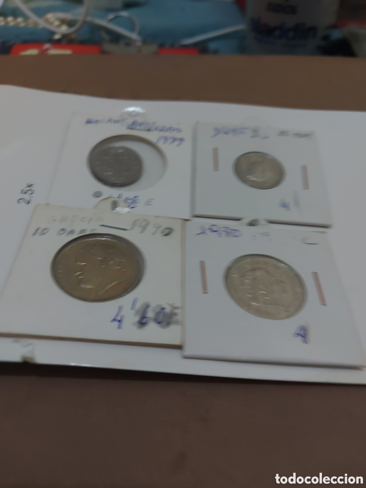 Monedas antiguas de Europa: 4 monedas 3 Holandy1Gr