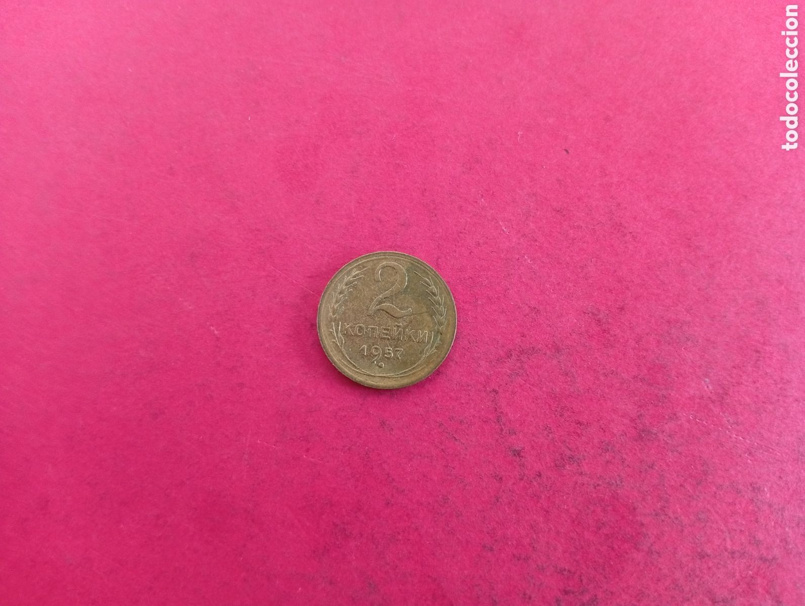 Monedas antiguas de Europa: 2 kopec de Rusia 1957