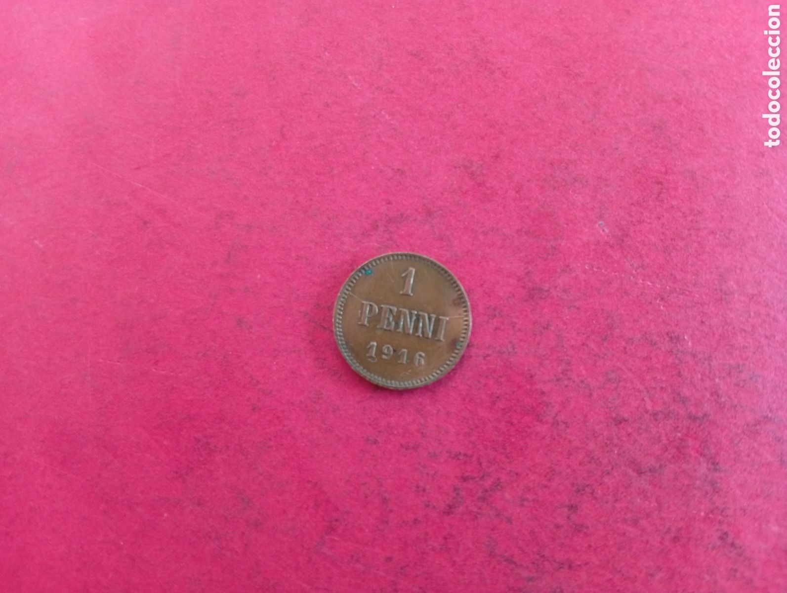 Monedas antiguas de Europa: 1 penni de Finlandia 1916