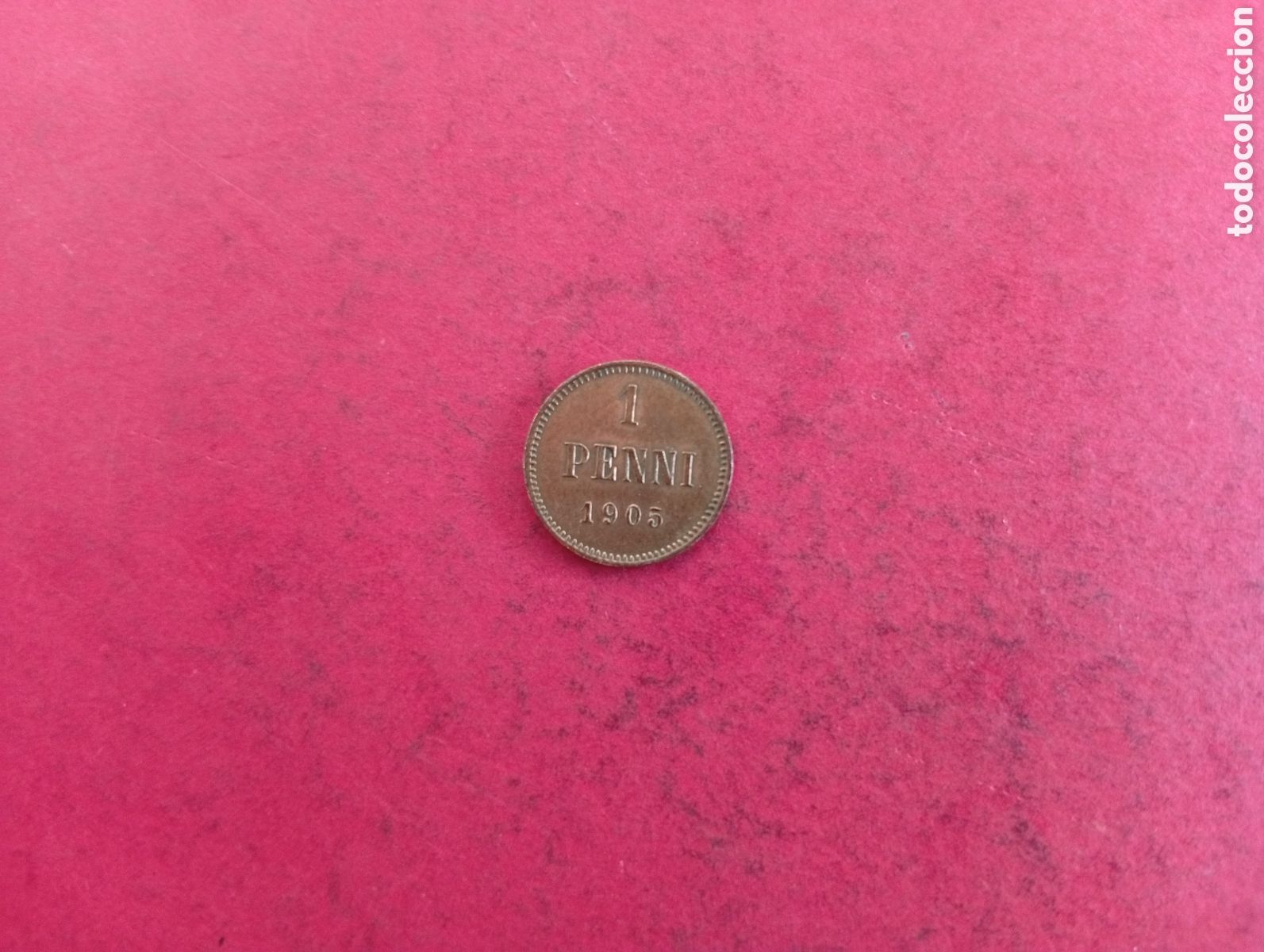 Monedas antiguas de Europa: 1 penni de Finlandia 1905