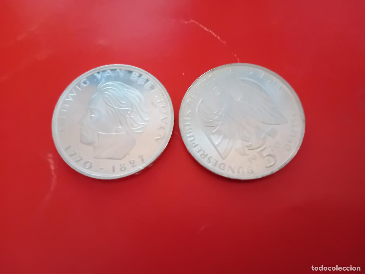 Monedas antiguas de Europa: ALEMANIA 5 MARCOS 1 , PLATA