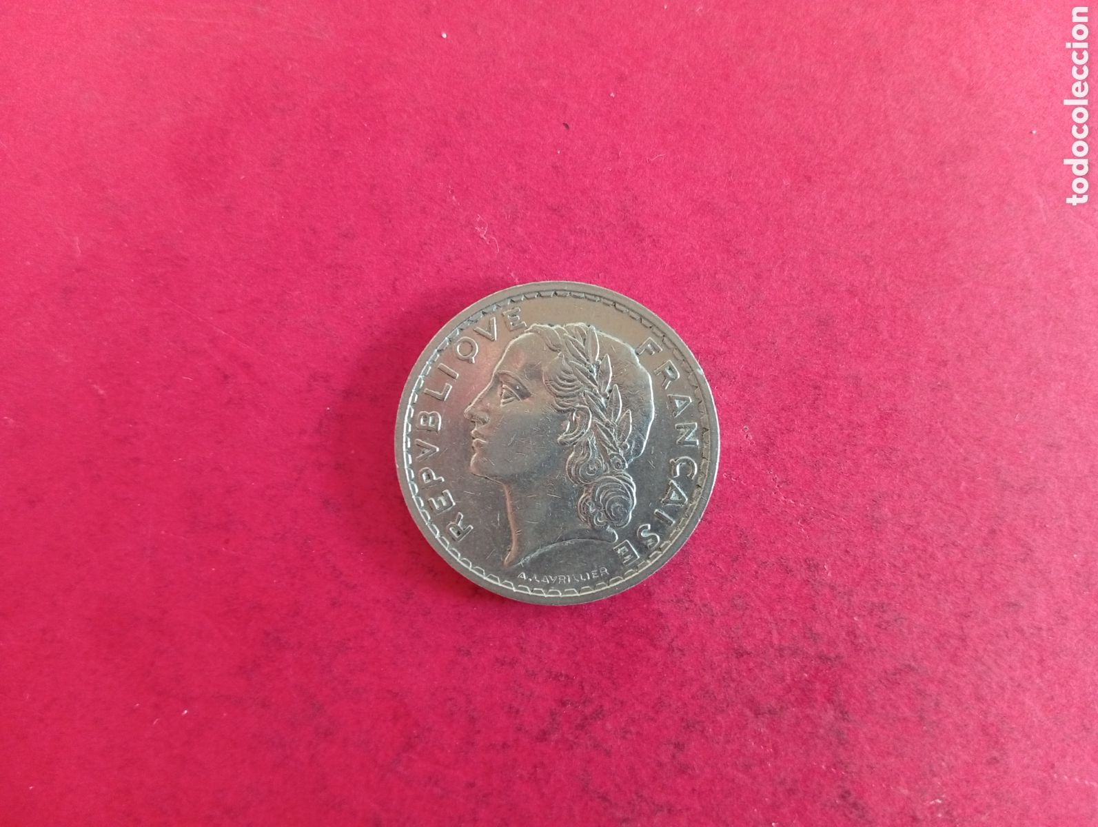 Monedas antiguas de Europa: 5 francos de Francia 1935