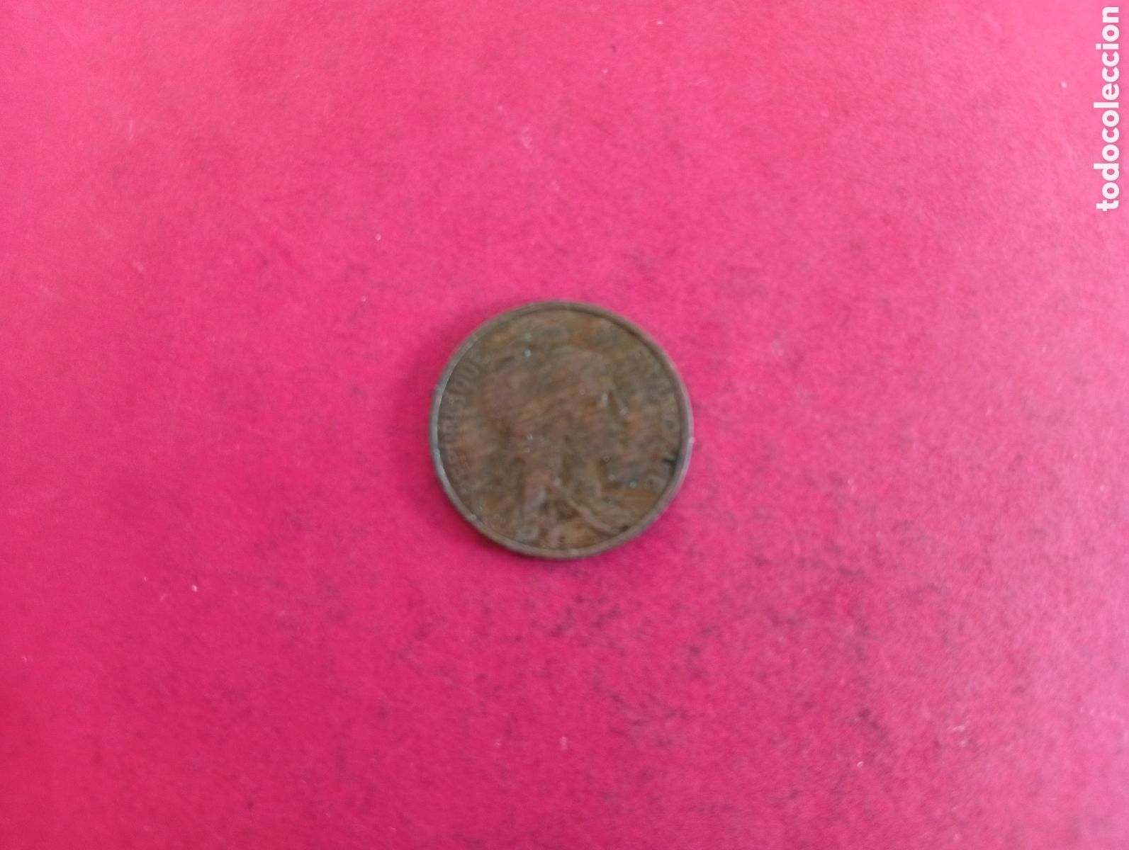 Monedas antiguas de Europa: 5 centimes de Francia 1915