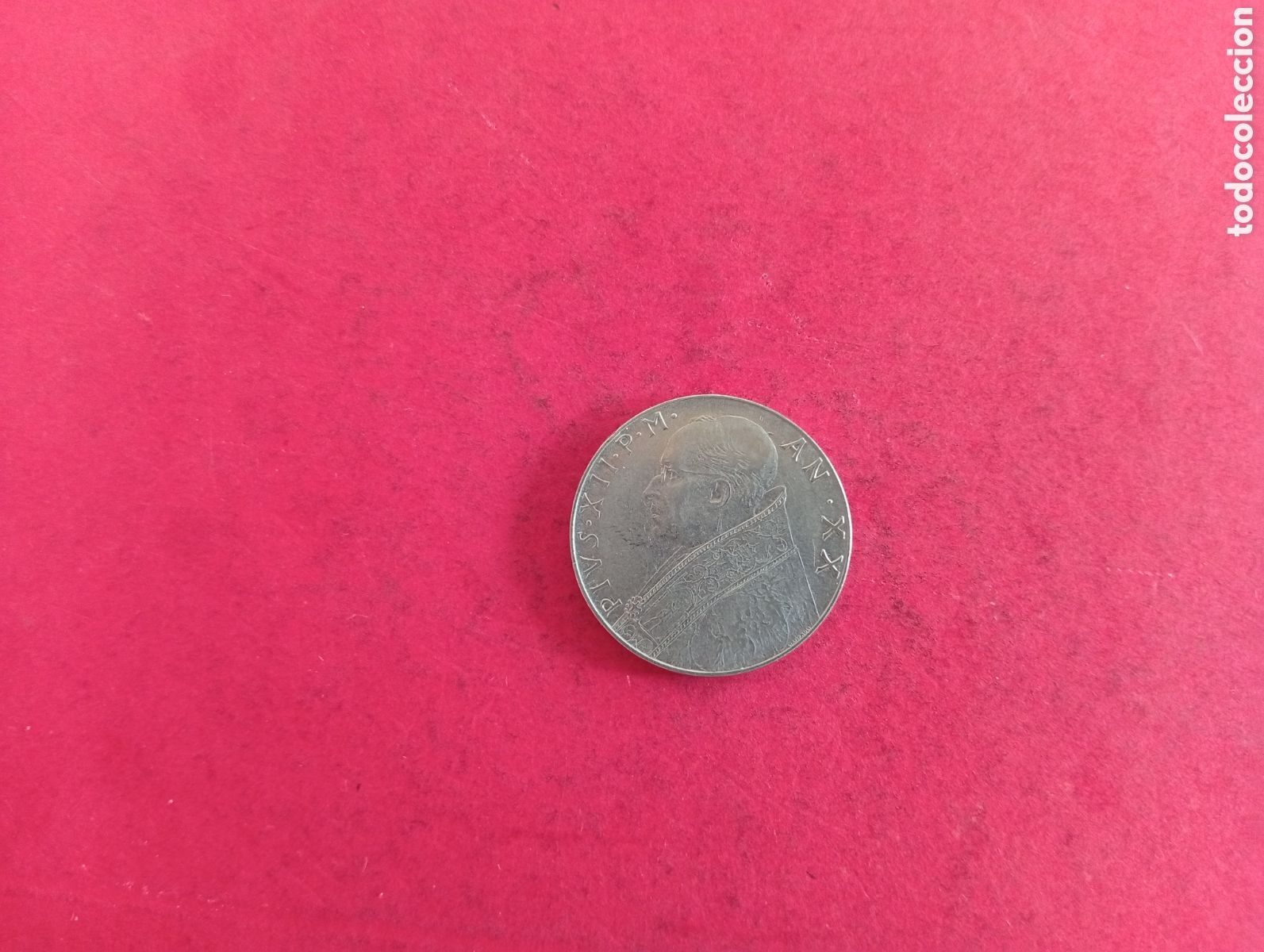 Monedas antiguas de Europa: 100 liras del Vaticano 1958