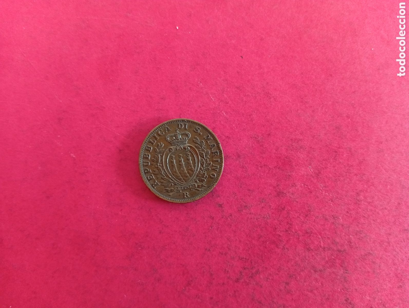 Monedas antiguas de Europa: 10 centesimi de San Marino 1938