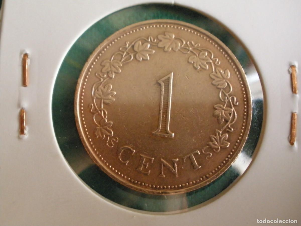 Monedas antiguas de Europa: Moneda Malta 1 centimo 1972 - Foto 4