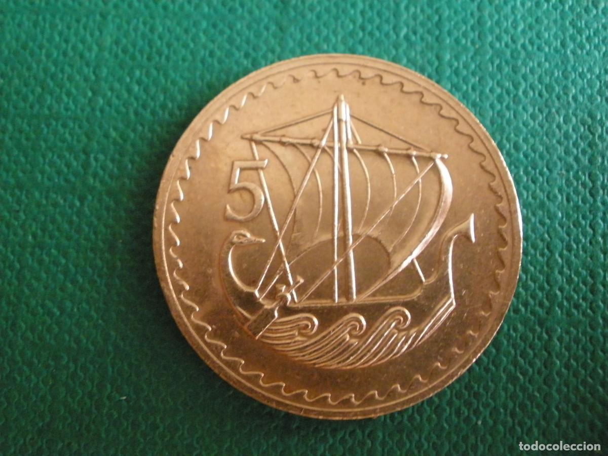 Monedas antiguas de Europa: MONEDA DE 5 MILS DE CHIPRE 1980 - Foto 1