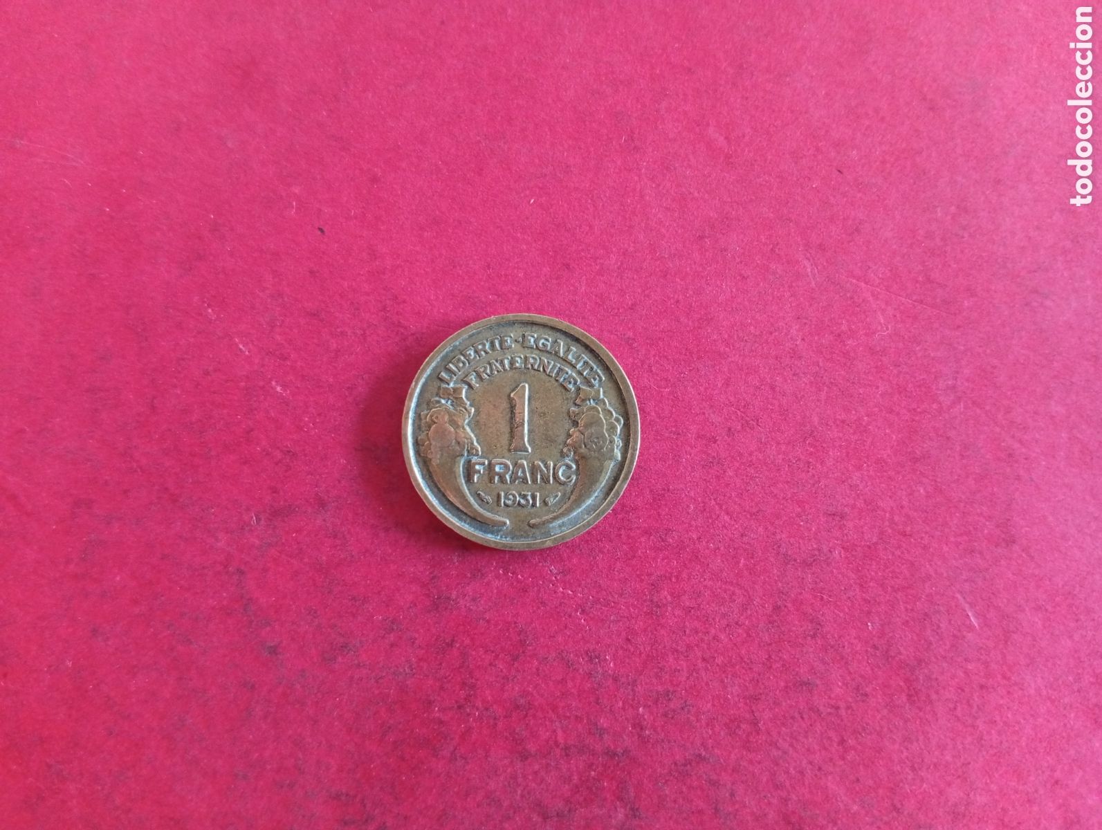 Monedas antiguas de Europa: 1 franco de Francia 1931