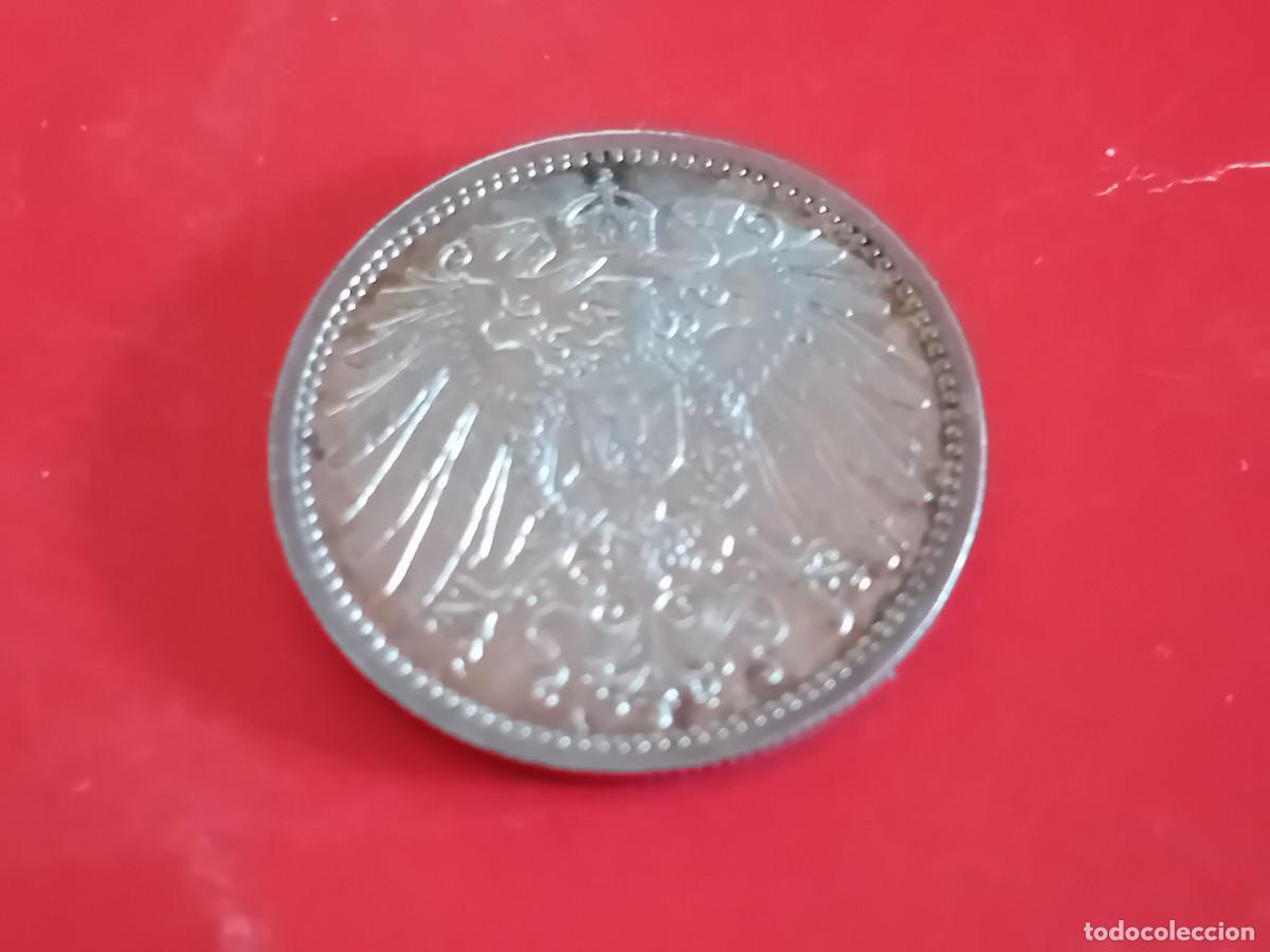Monedas antiguas de Europa: ALEMANIA 1 MARCO 1910 , PLATA