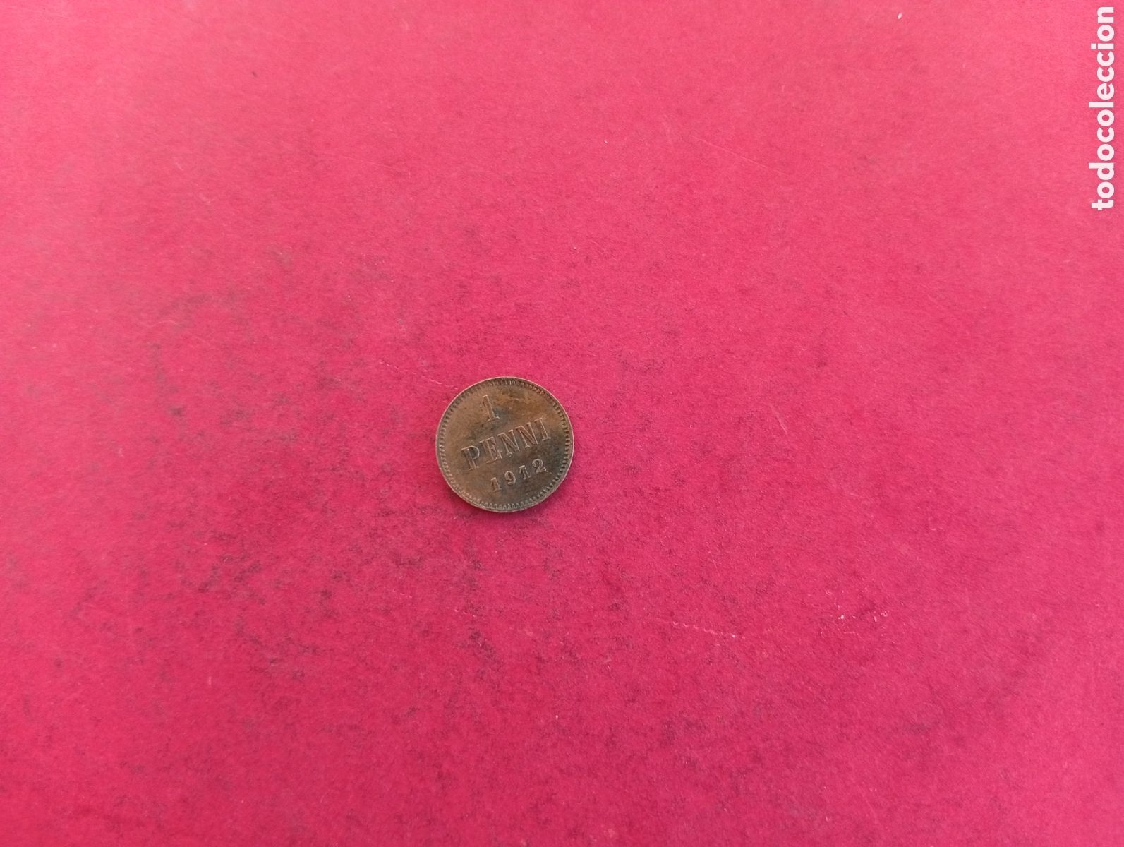 Moedas antigas da Europa: 1 penni de Finlandia 1912