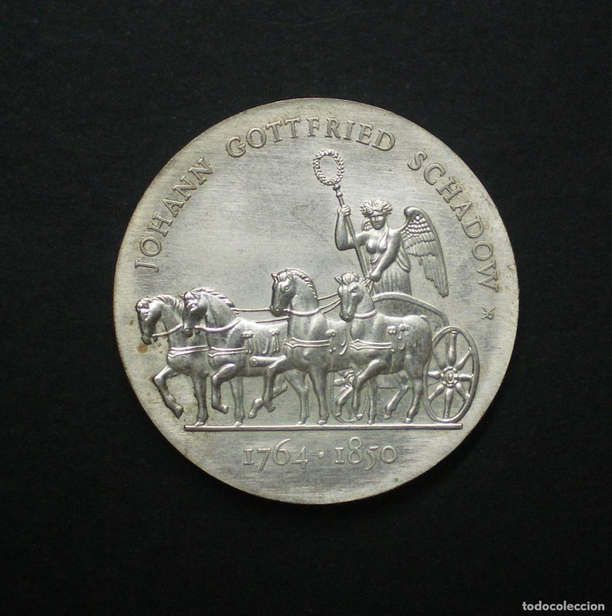 Monedas antiguas de Europa: ALEMANIA DEMOCRATICA (DDR) - 10 MARCOS de PLATA - 1989 - PROOF - GOTTFRIED