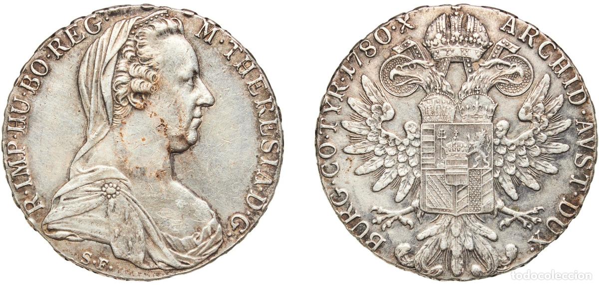 Monedas antiguas de Europa: Austria Empire ND &uml;1780&uml; 1 Thaler - Maria Theresia Silver (.833) Royal Mint (Tower Hill) 27.97g AU