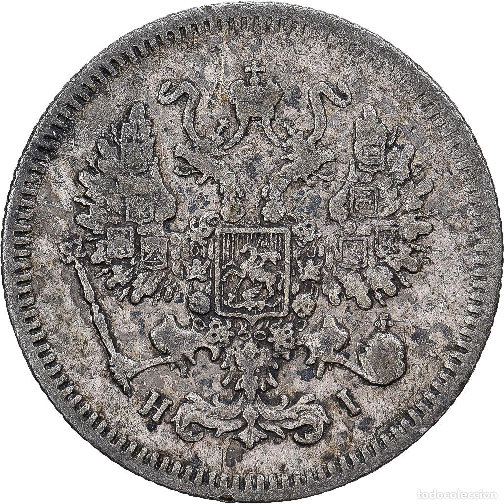 Monedas antiguas de Europa: [#1167277] Rusia, Nicholas II, 10 Kopeks, 1873, Plata, BC+, KM:20a.2