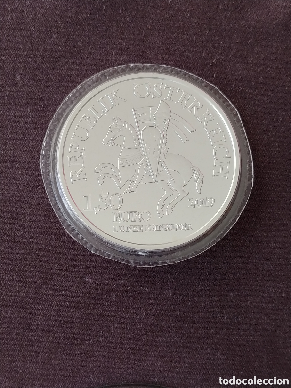 Monedas antiguas de Europa: Austria, 1,5 Euro 2019, 1 Oz Ag .999, S/C