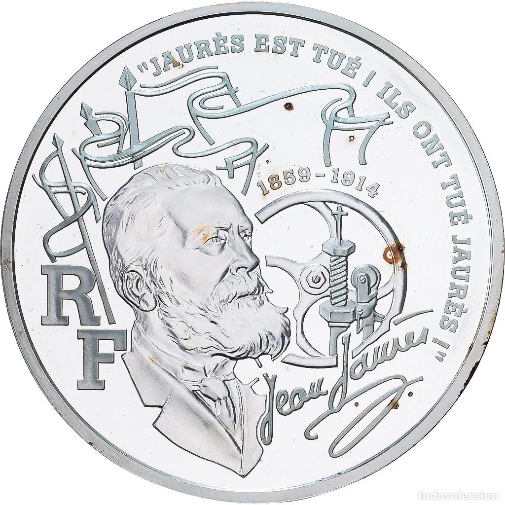 Monedas antiguas de Europa: [#1167564] Francia, 100 Francs, Jean Jaur&egrave;s, 1999, Paris, Prueba, Plata, EBC