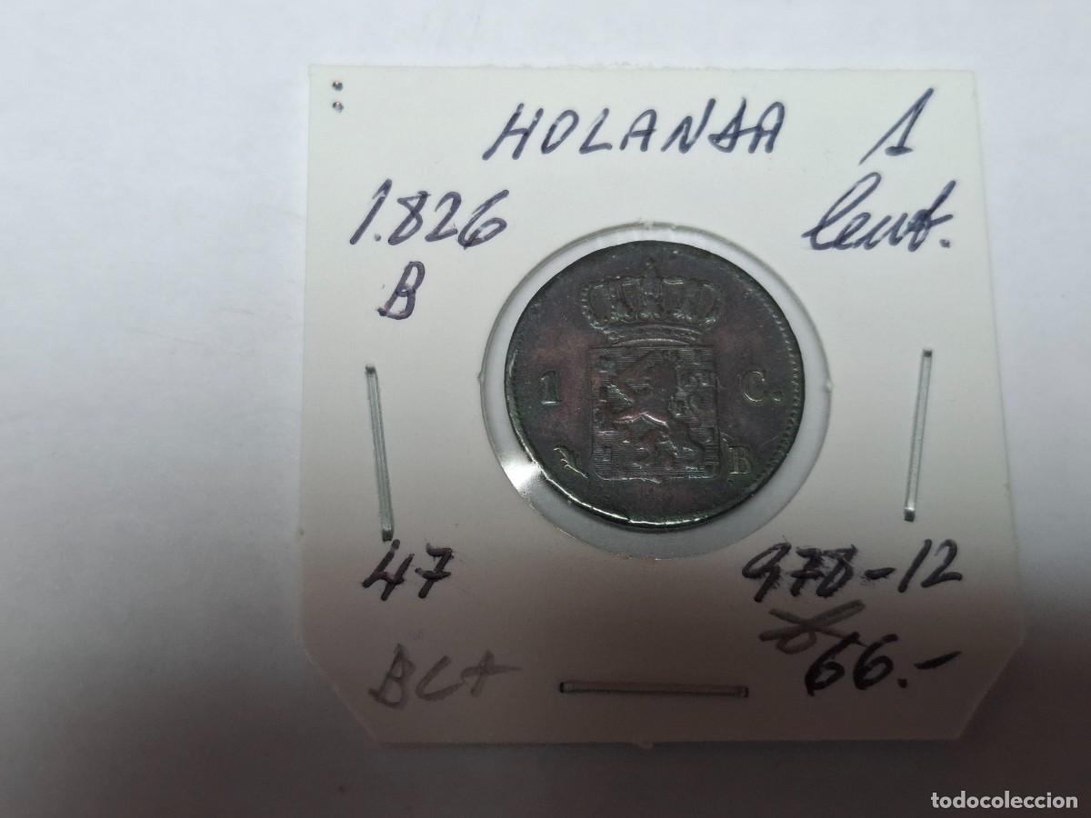 Monedas antiguas de Europa: 1 CENT de 1826 B KM 47 HOLANDA en BC+ - Foto 1