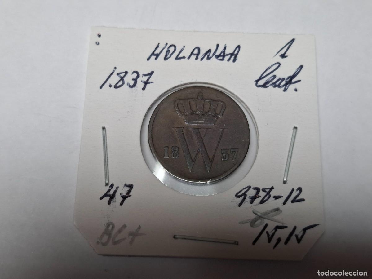 Monedas antiguas de Europa: 1 CENT de 1837 KM 47 HOLANDA en BC+ - Foto 1