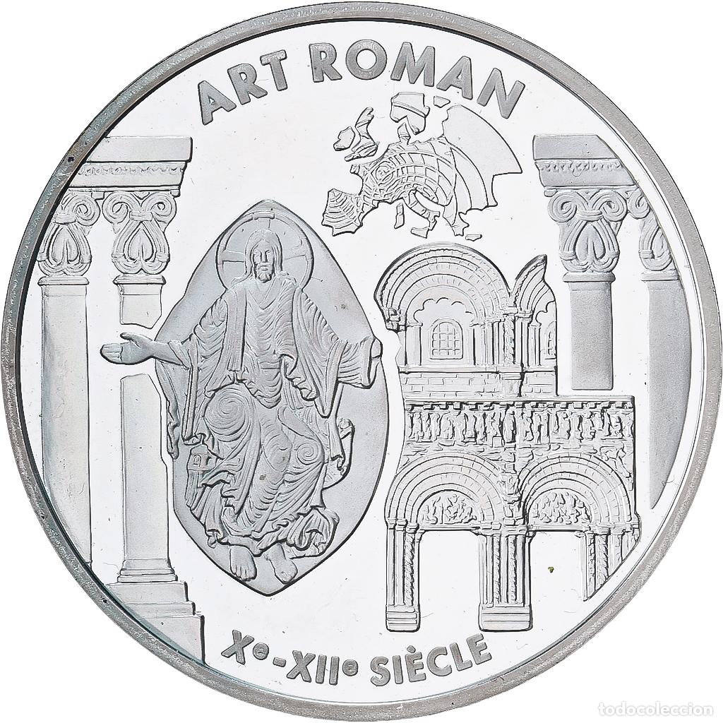 Monedas antiguas de Europa: [#1167552] Francia, 6.55957 Francs, Europa - L'art roman, 1999, Paris, Prueba, Plata, EBC
