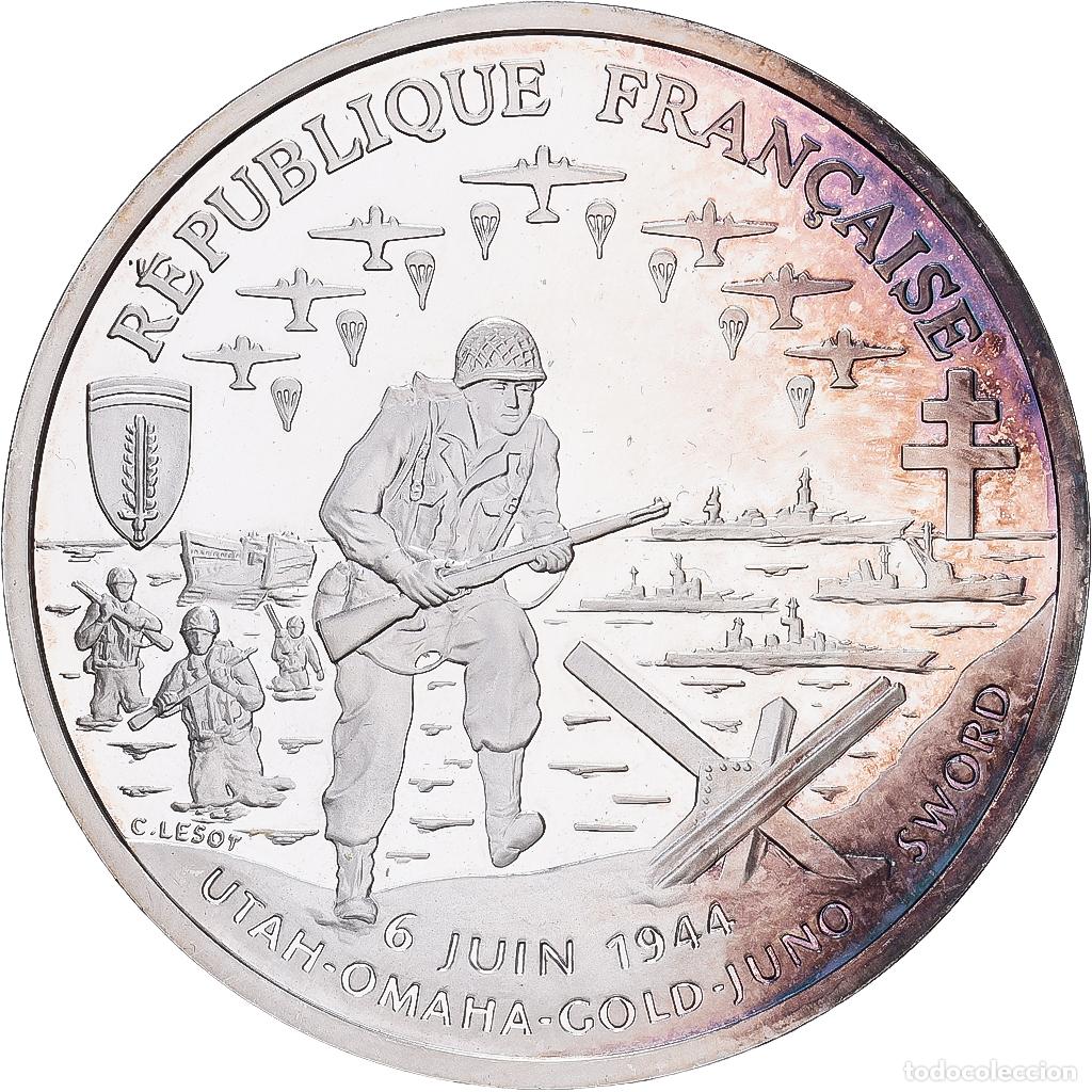 Monedas antiguas de Europa: [#1167558] Francia, Franc, 1993, Paris, Plata, EBC, KM:1014