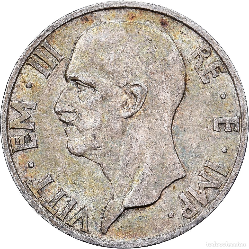 Monedas antiguas de Europa: [#1167231] Italia, Vittorio Emanuele III, 5 Lire, 1936, Rome, Plata, EBC+, KM:79