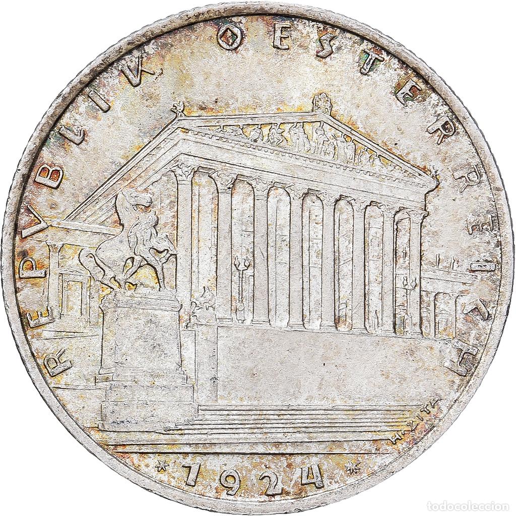Monedas antiguas de Europa: [#1167212] Austria, Schilling, 1924, Vienna, Plata, EBC, KM:2835