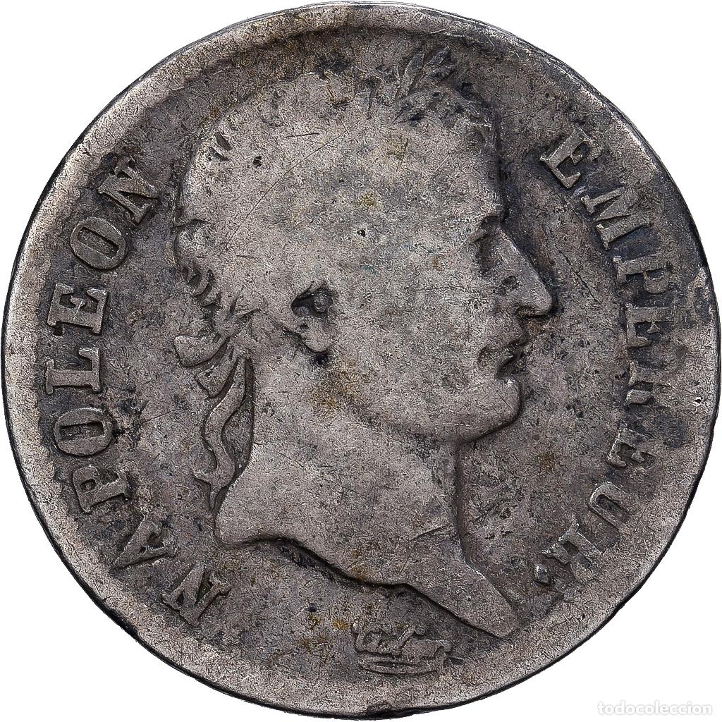Monedas antiguas de Europa: [#1167240] Francia, Franc, Napol&eacute;on I, 1808, Limoges, Plata, BC, Gadoury:446, KM:682.6