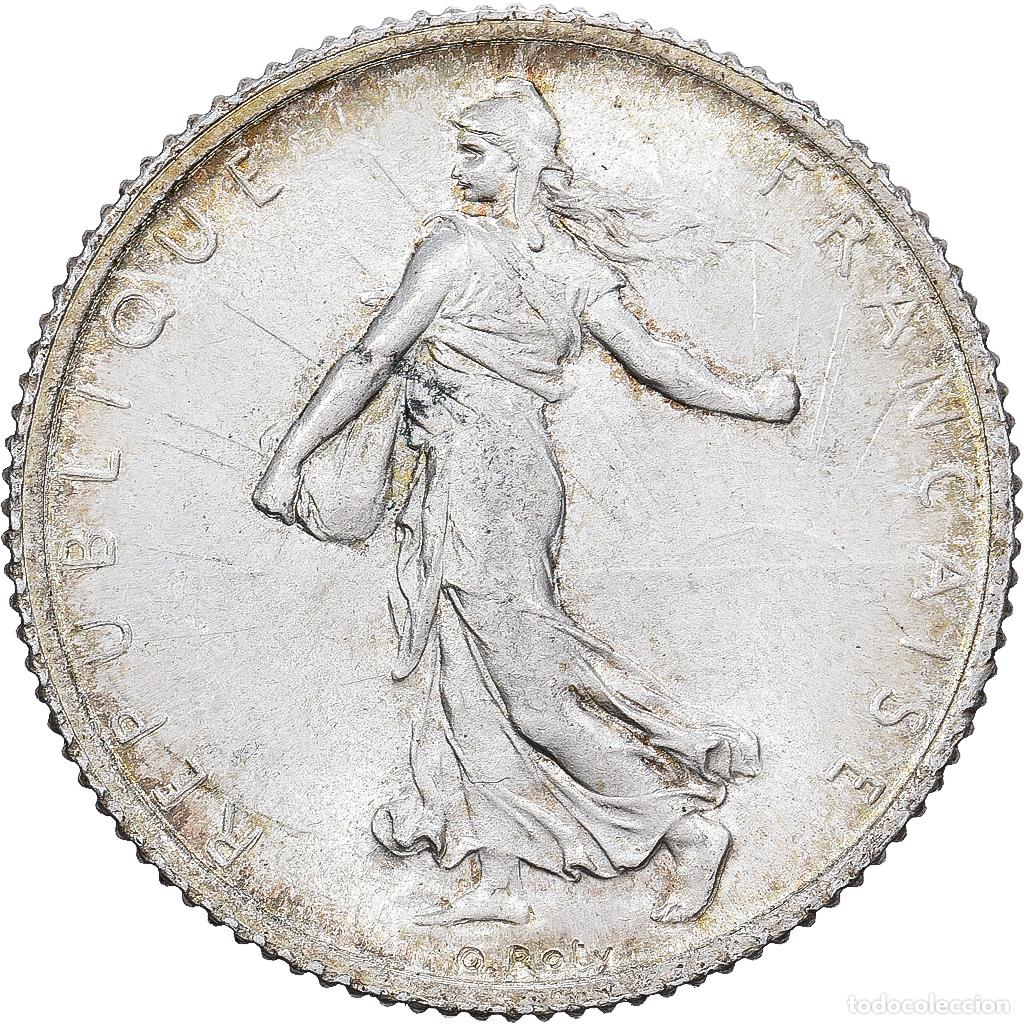 Monedas antiguas de Europa: [#1167255] Francia, Franc, Semeuse, 1910, Paris, Plata, EBC, Gadoury:467, KM:844.1