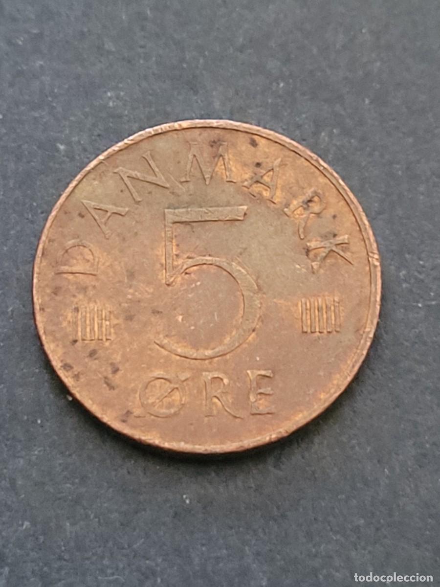 Monedas antiguas de Europa: Moneda 5 ore 1977 Dinamarca - Foto 2