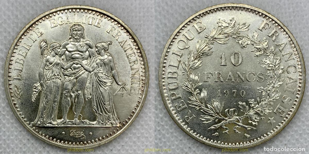 Monedas antiguas de Europa: 3248 FRANCIA 1970 FRANCE 10 FRANCS 1970