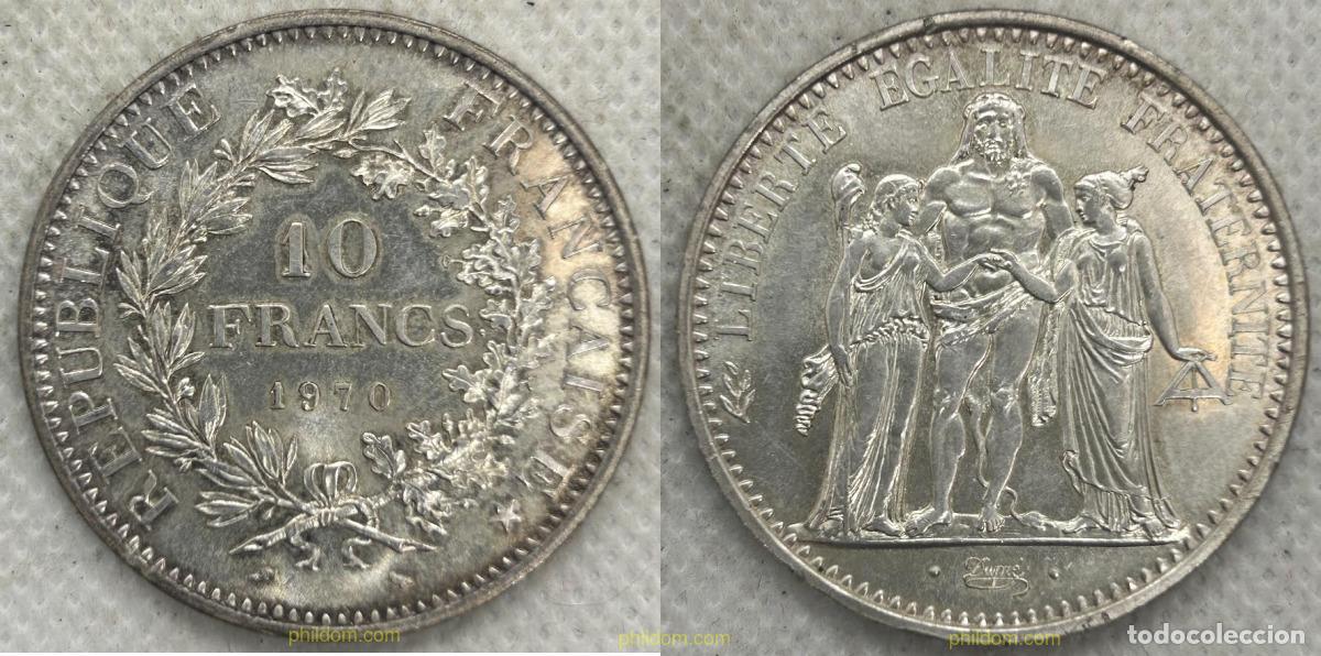 Monedas antiguas de Europa: 4877 FRANCIA 1970 FRANCE 10 FRANCS 1970