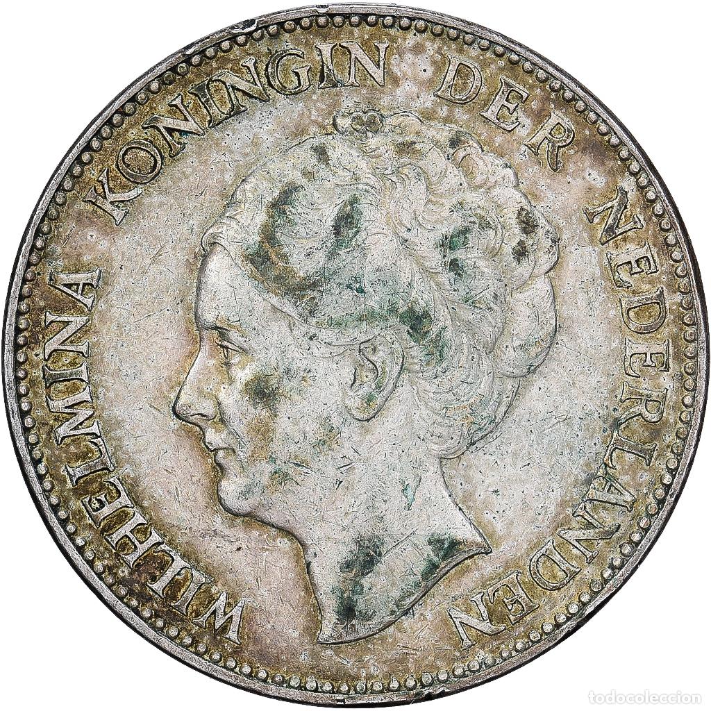 Monedas antiguas de Europa: [#1167403] Pa&iacute;ses Bajos, Wilhelmina I, Gulden, 1929, Plata, BC+, KM:161.1