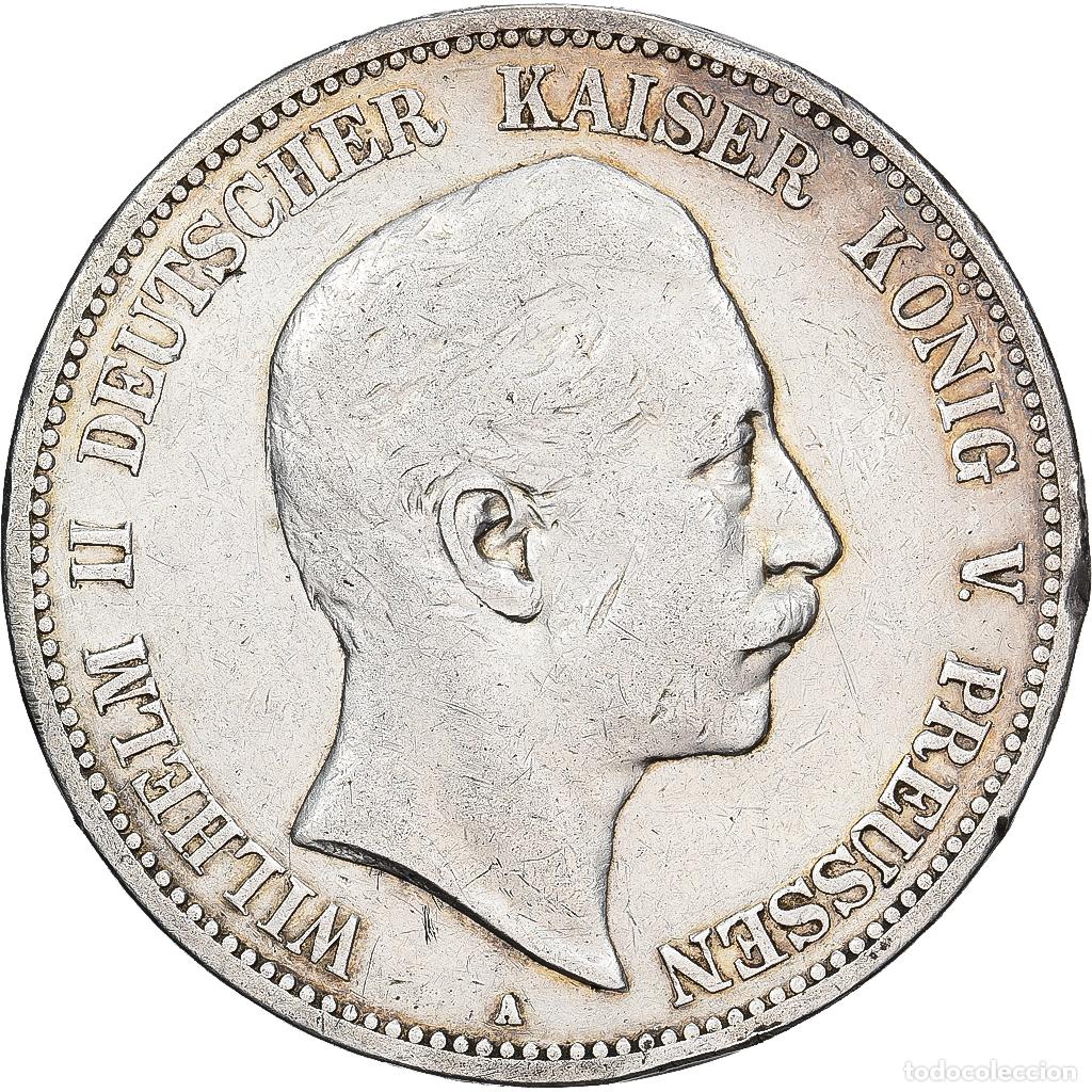 Monedas antiguas de Europa: [#1550902] Estados alemanes, PRUSSIA, Wilhelm II, 5 Mark, 1903, Berlin, Plata, MBC, KM:523