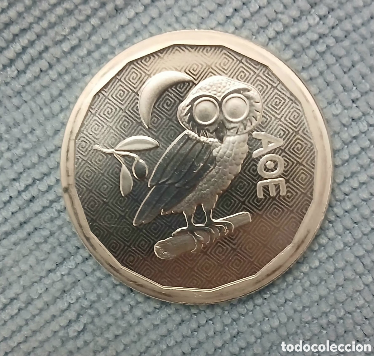 Monedas antiguas de Europa: ESCASA ONZA DE PLATA BUO GRIEGO 2024