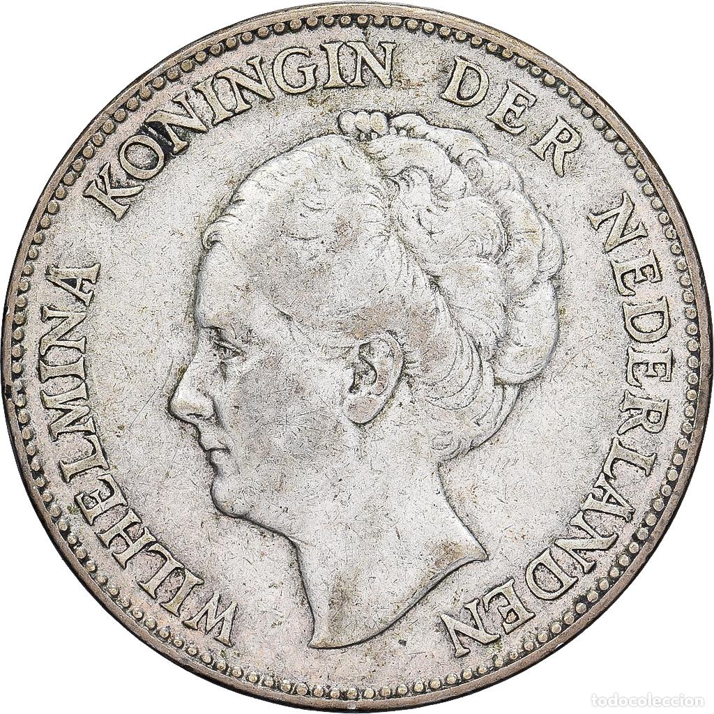 Monedas antiguas de Europa: [#1167498] Pa&iacute;ses Bajos, Wilhelmina I, Gulden, 1931, Utrecht, Plata, BC+, KM:161.1