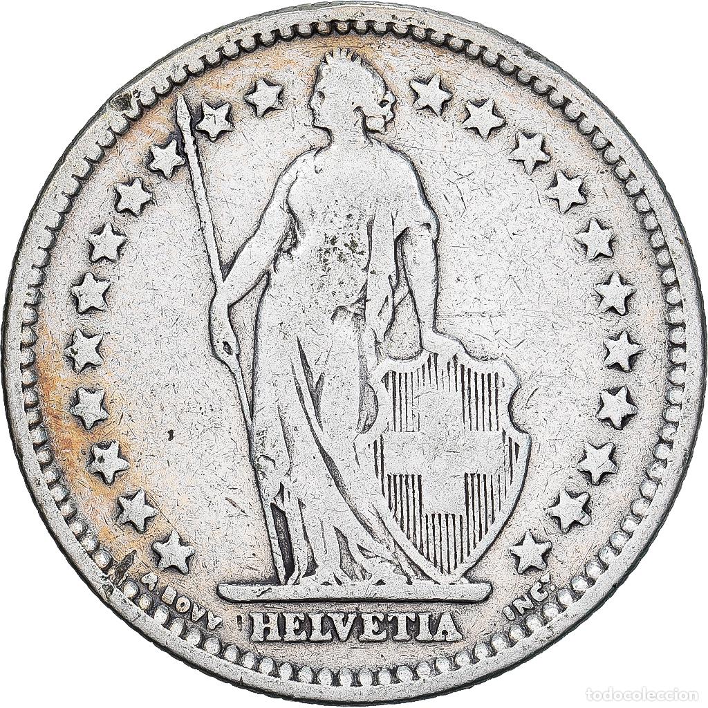 Monedas antiguas de Europa: [#1167504] Suiza, 2 Francs, 1905, Bern, Plata, BC+, KM:21