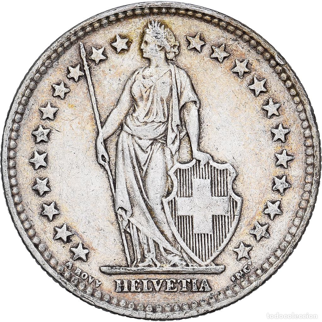 Monedas antiguas de Europa: [#1167510] Suiza, 2 Francs, 1939, Bern, Plata, MBC, KM:21