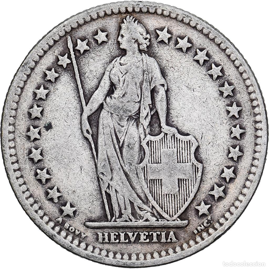 Monedas antiguas de Europa: [#1167512] Suiza, 2 Francs, 1944, Bern, Plata, BC+, KM:21