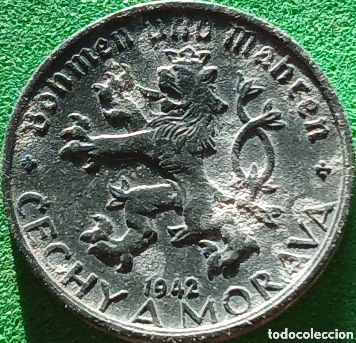 Monedas antiguas de Europa: Bohemia y Moravia 10 hellers 1942 km#1