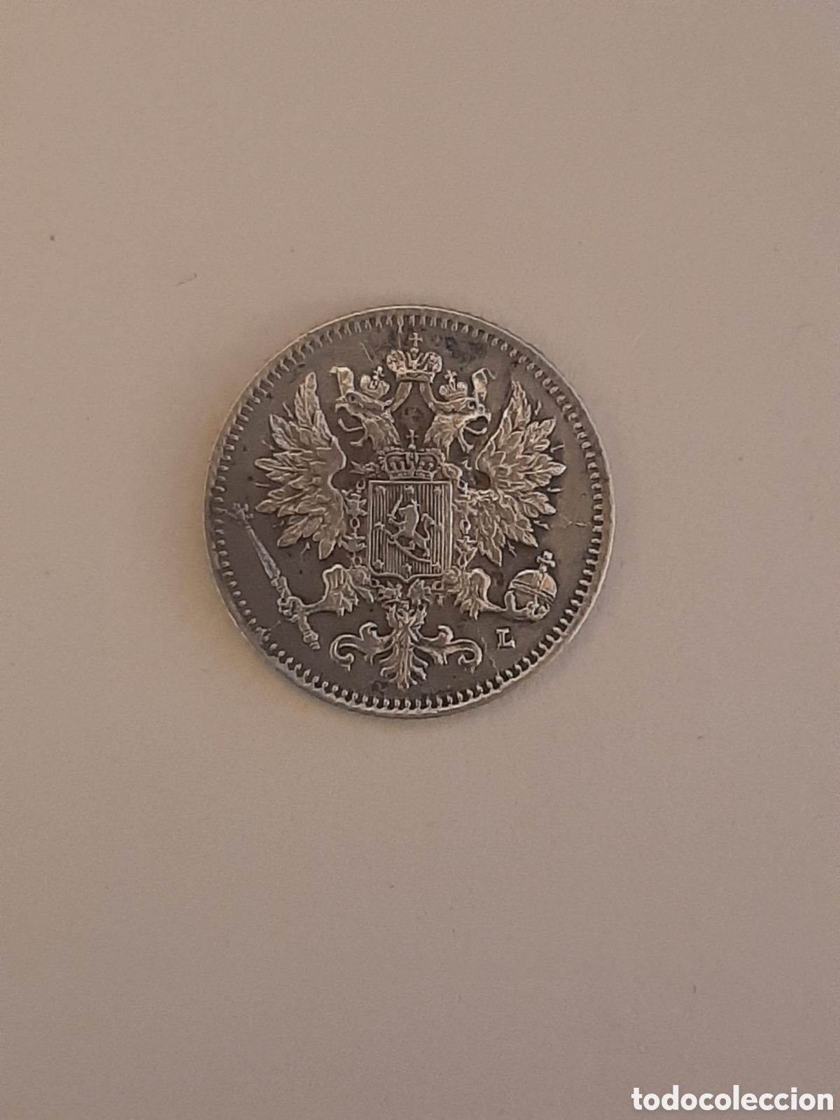 Monedas antiguas de Europa: FINLANDIA NICOLAS II 25 PENNIA 1897 L PLATA