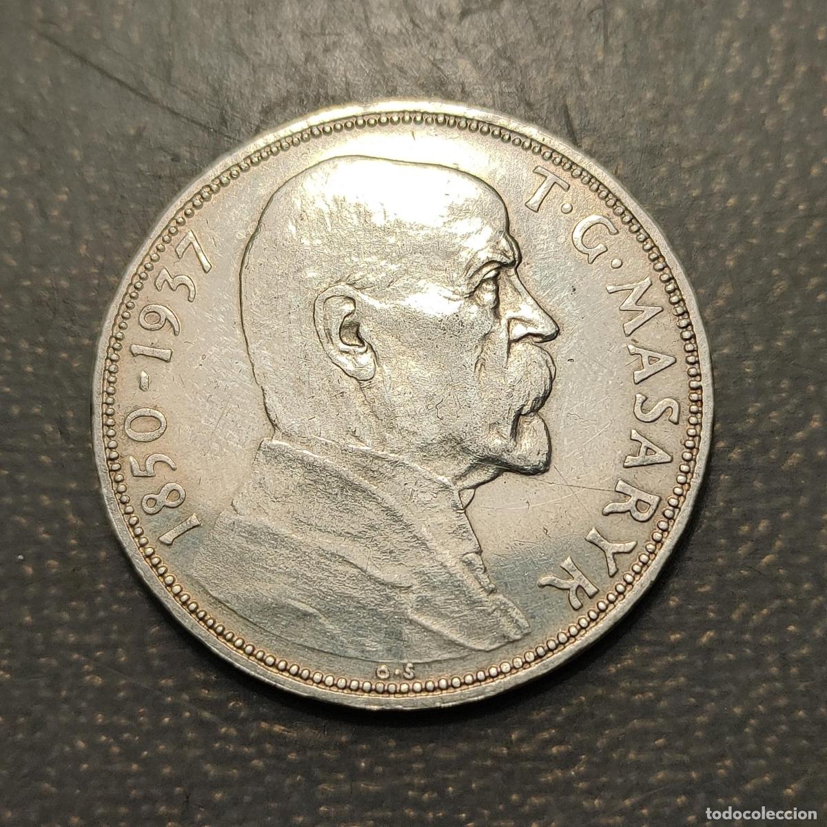 Monedas antiguas de Europa: CHECOSLOVAQUIA CZECHOSLOVAKIA 20 KORUN 1937 MBC+