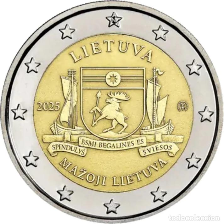 Monedas antiguas de Europa: 2 euros Lituania 2025 &ndash; Lituania Menor