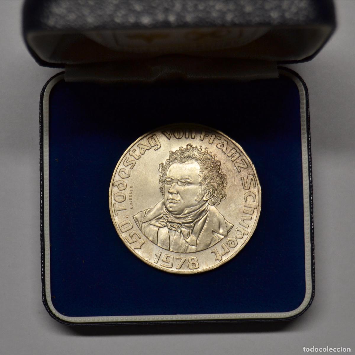 Monedas antiguas de Europa: AUSTRIA - 50 SCHILLING 1978 PLATA - FRANZ SCHUBERT - LOTE 5676