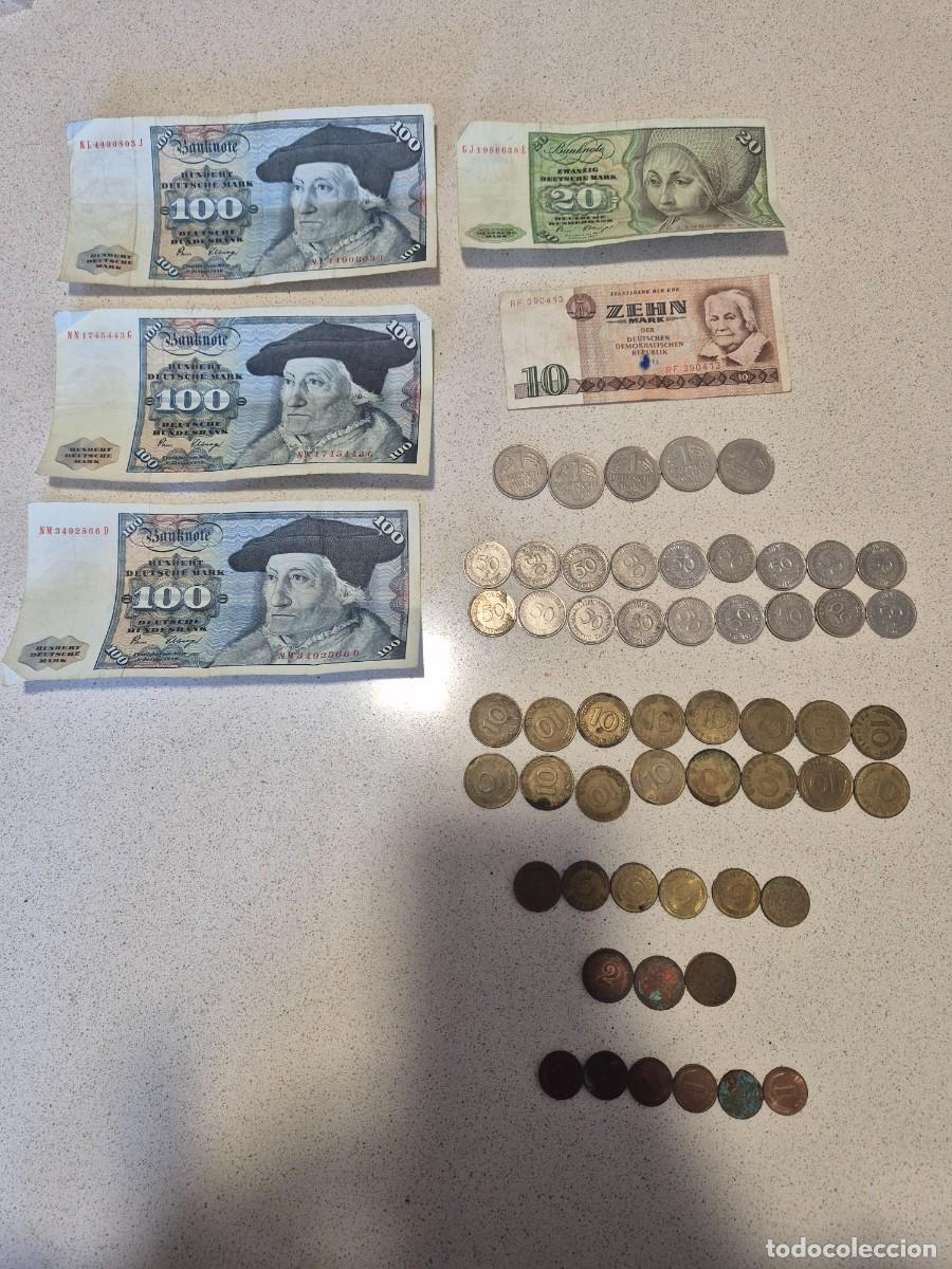 Monedas antiguas de Europa: Billete y monedas antiguas ALEMANIA