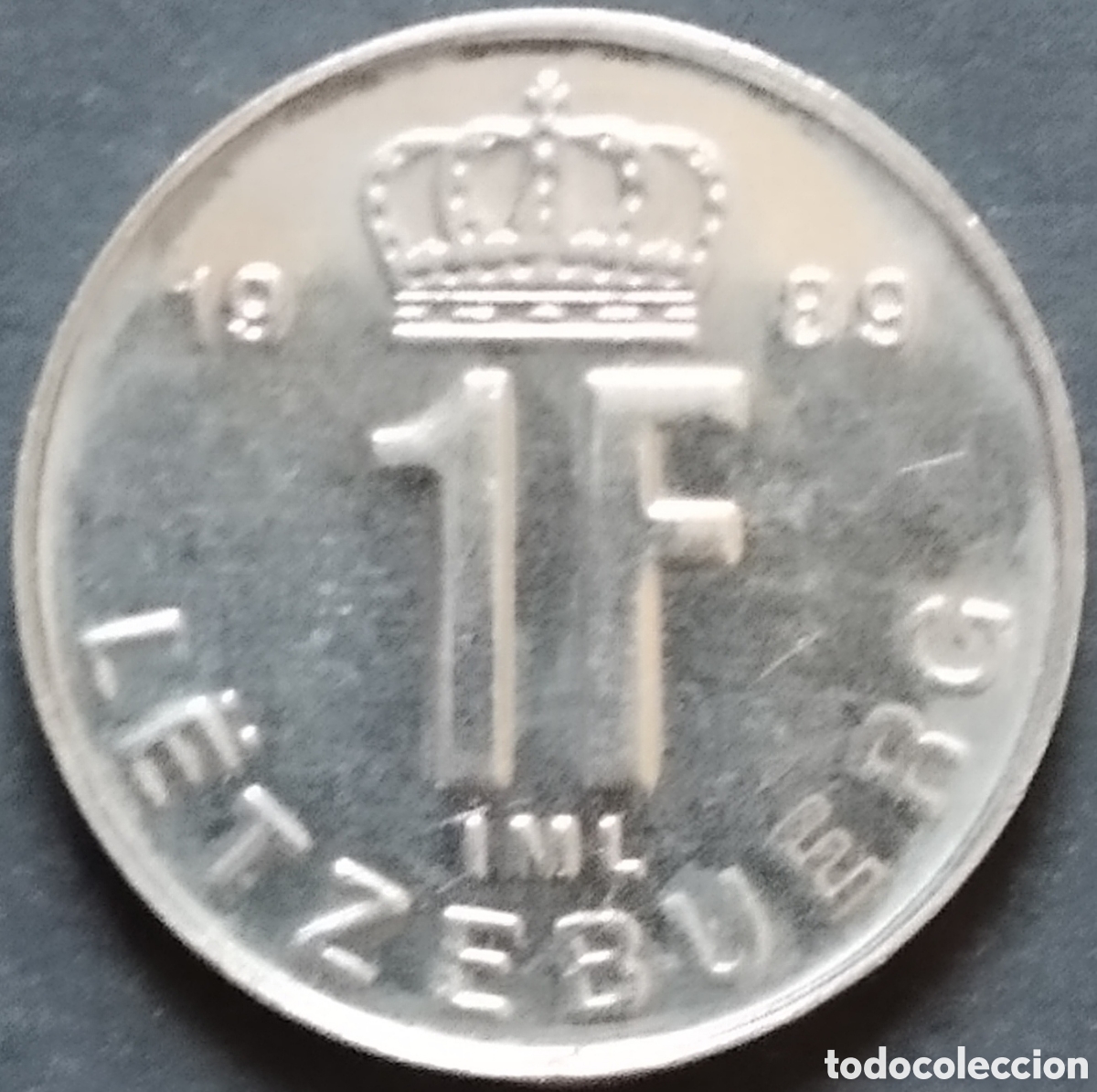 Monedas antiguas de Europa: MONEDA - LUXEMBURGO 1 FRANCO 1989