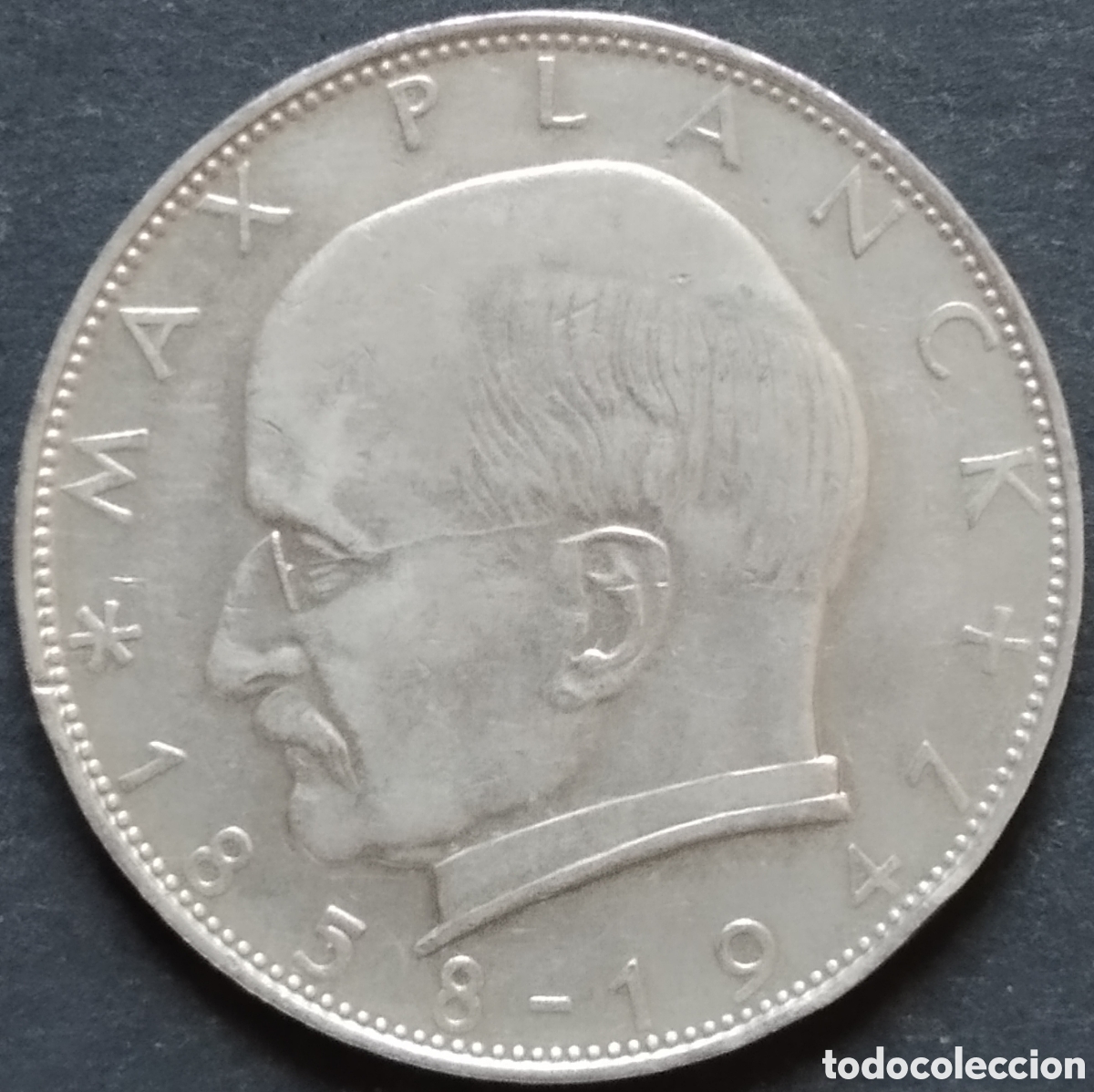Monedas antiguas de Europa: MONEDA - ALEMANIA 2 MARCOS 1961 (CECA D) - MAX PLANCK