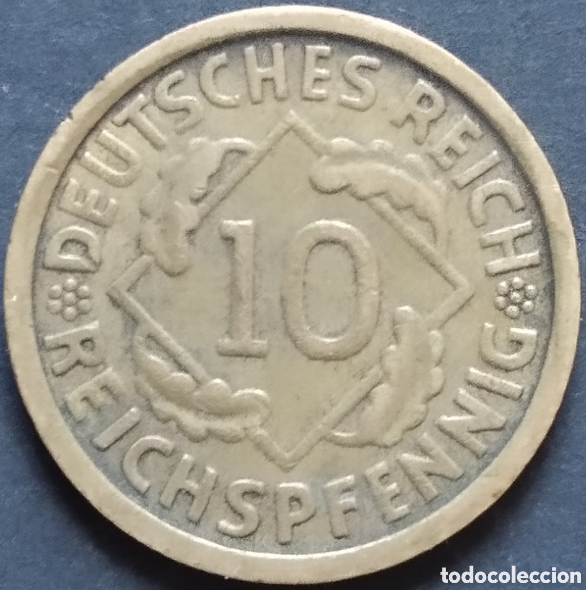Monedas antiguas de Europa: MONEDA - ALEMANIA 10 REICHSPFENNIG 1935 (CECA J) (REP&Uacute;BLICA DE WEIMAR)